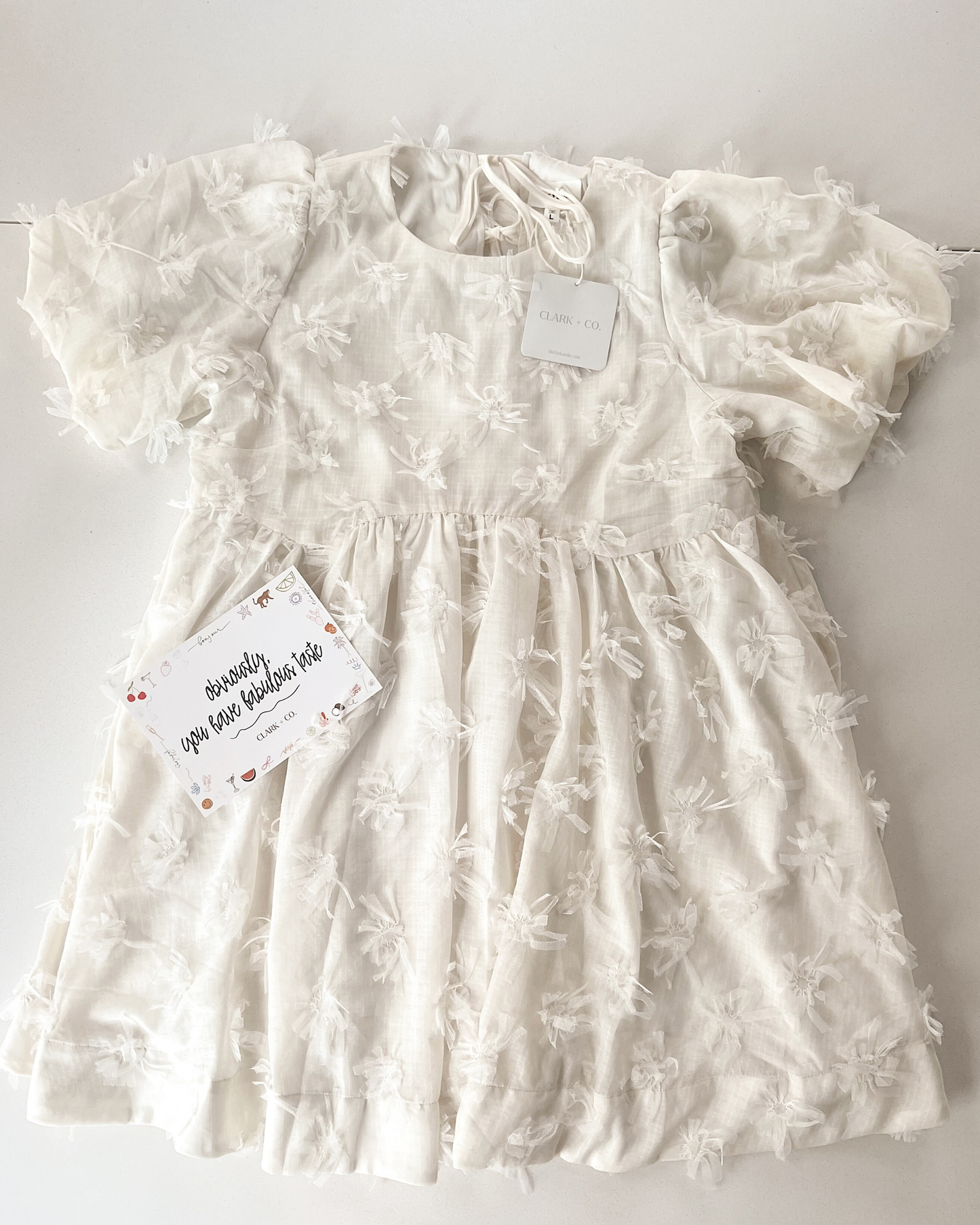 TIMELESS - Ivory Mini Dress