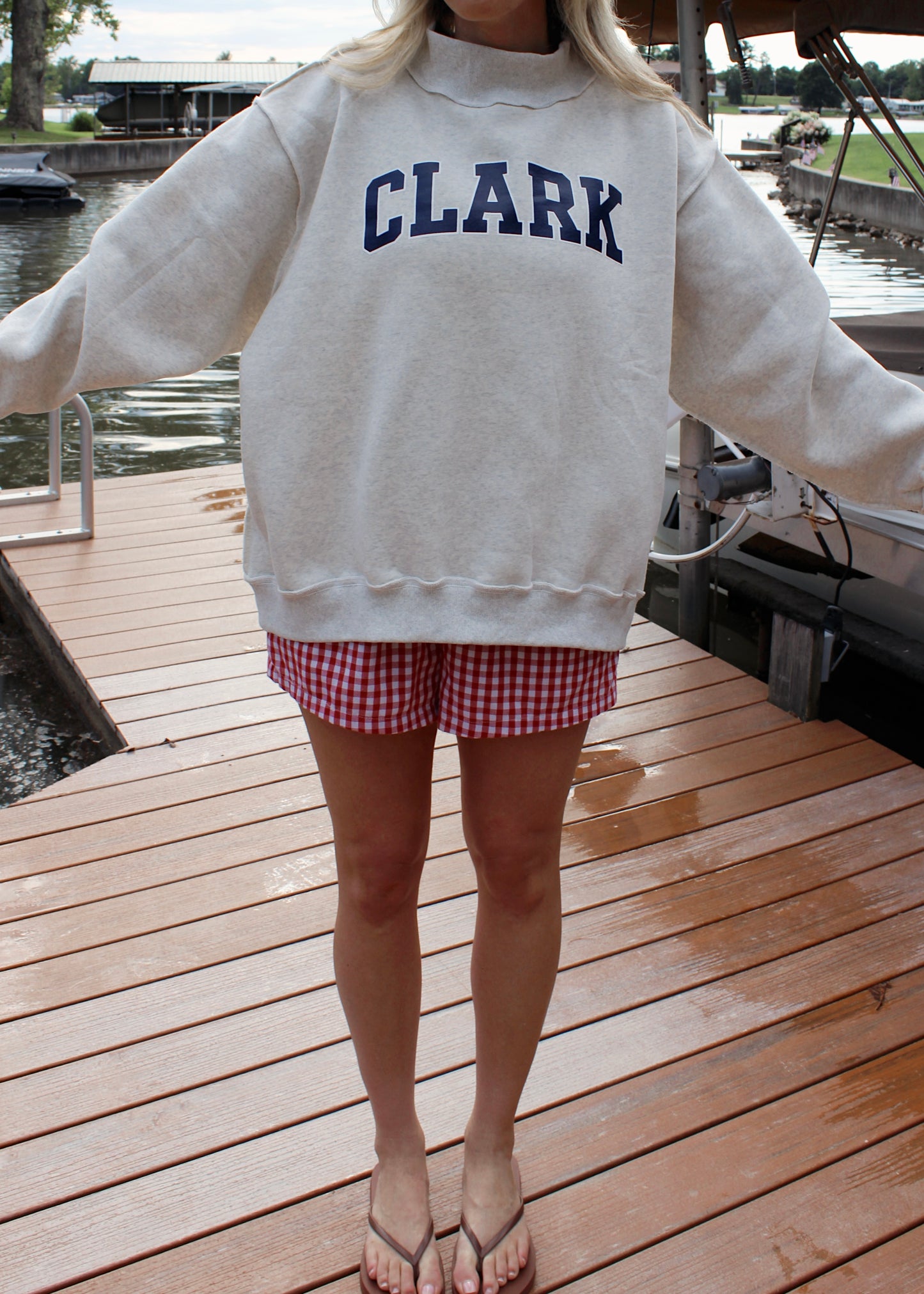 CLARK - Ash Gray Reversible Mockneck