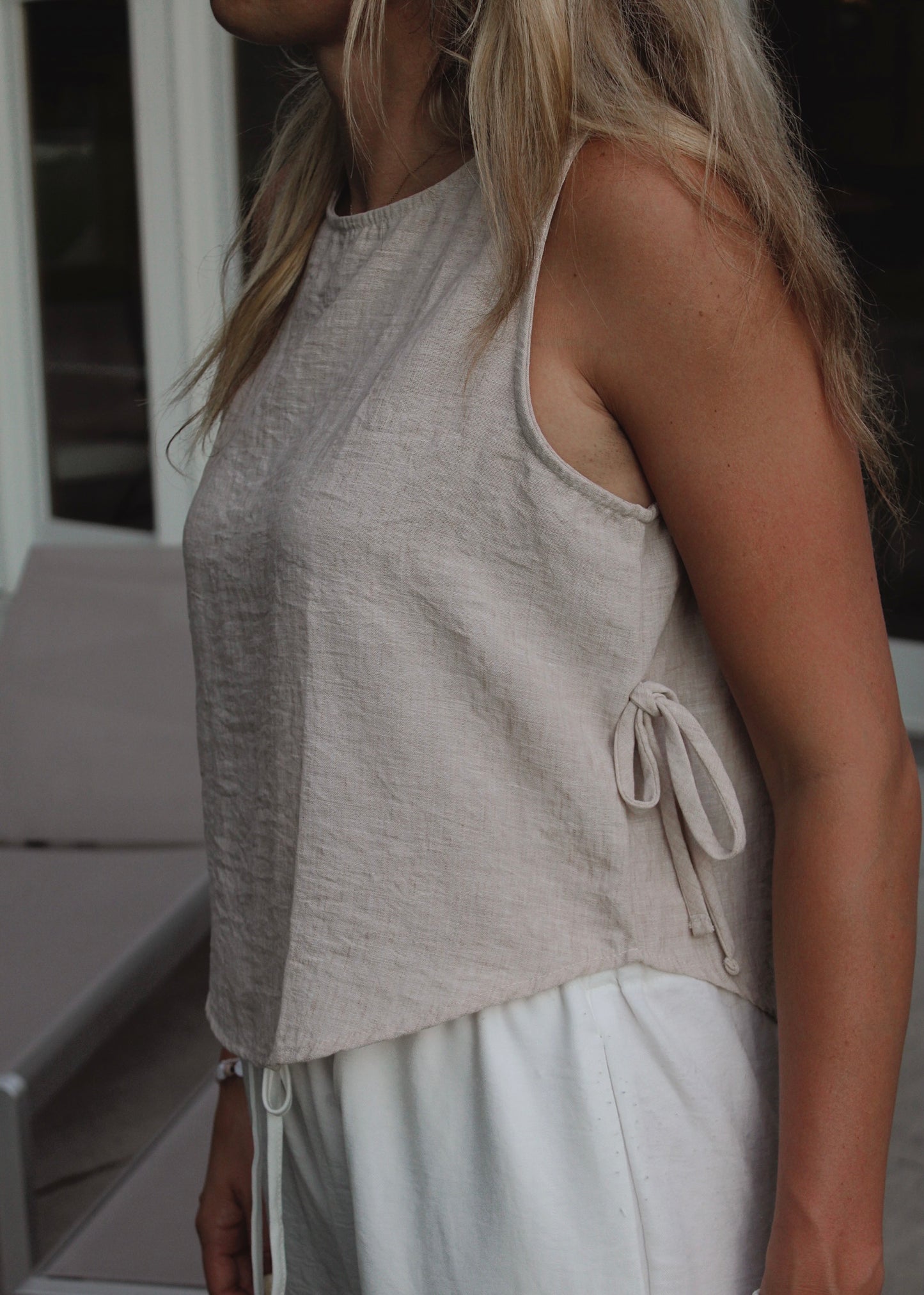 SANDBAR • Linen Tank