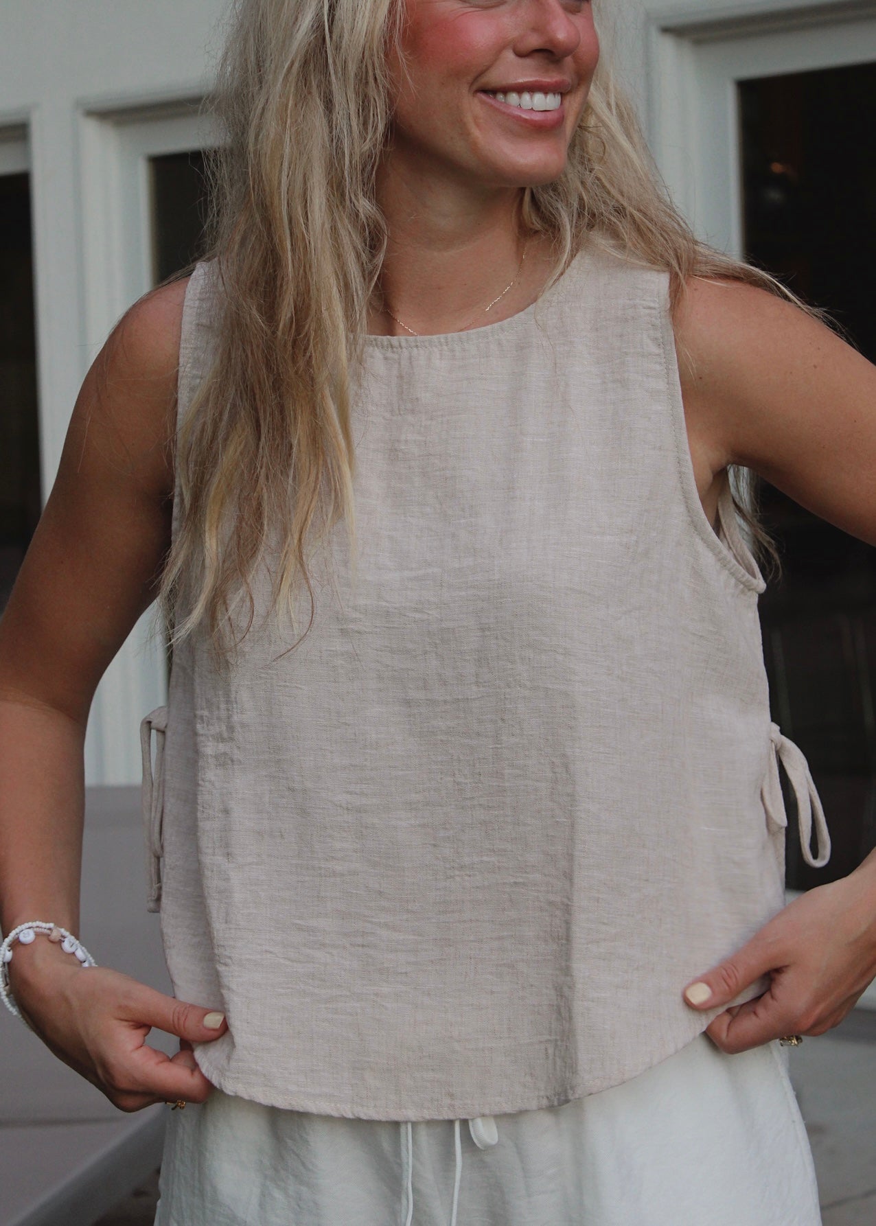 SANDBAR • Linen Tank