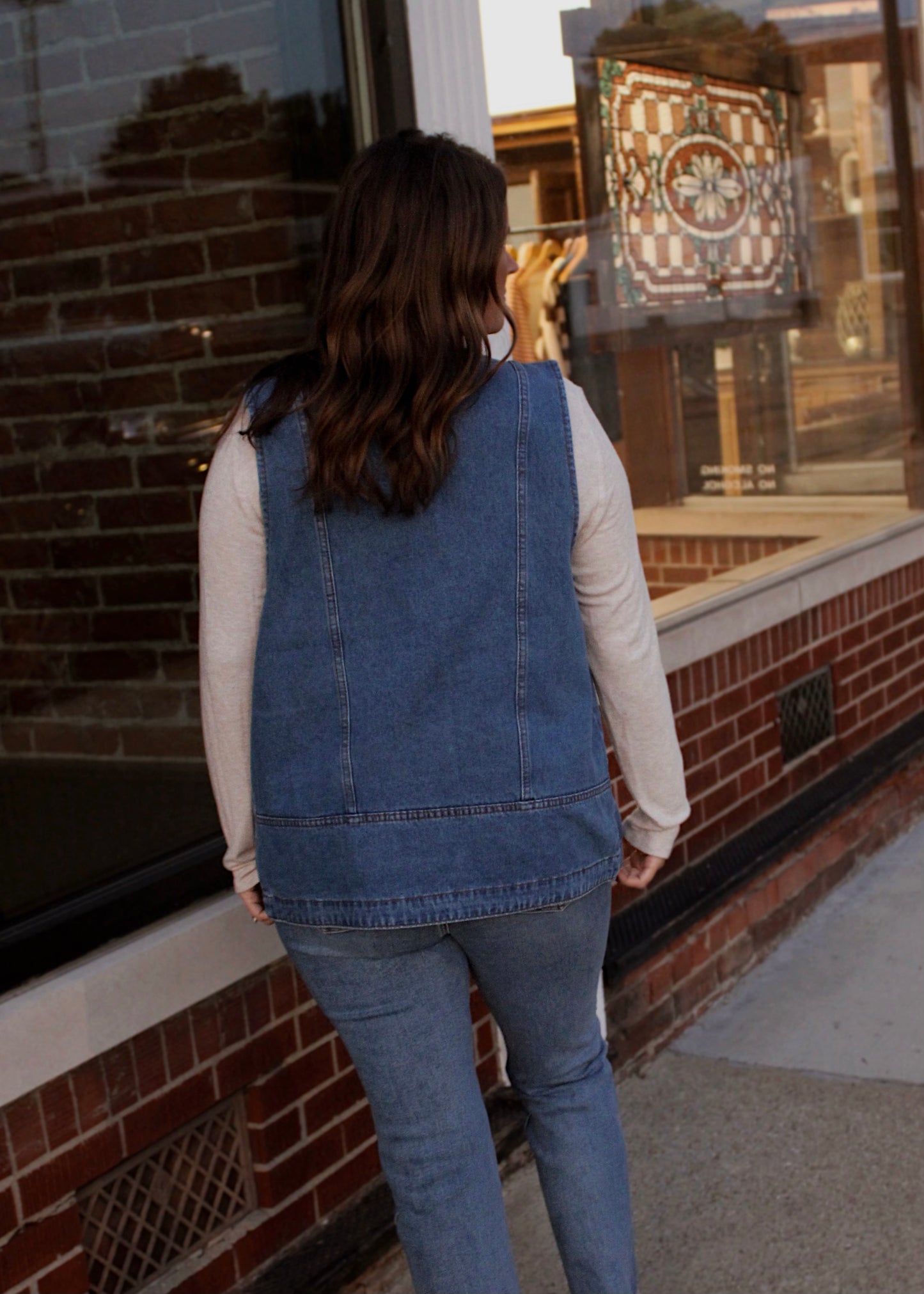 HARVEST SEASON - Denim Vest