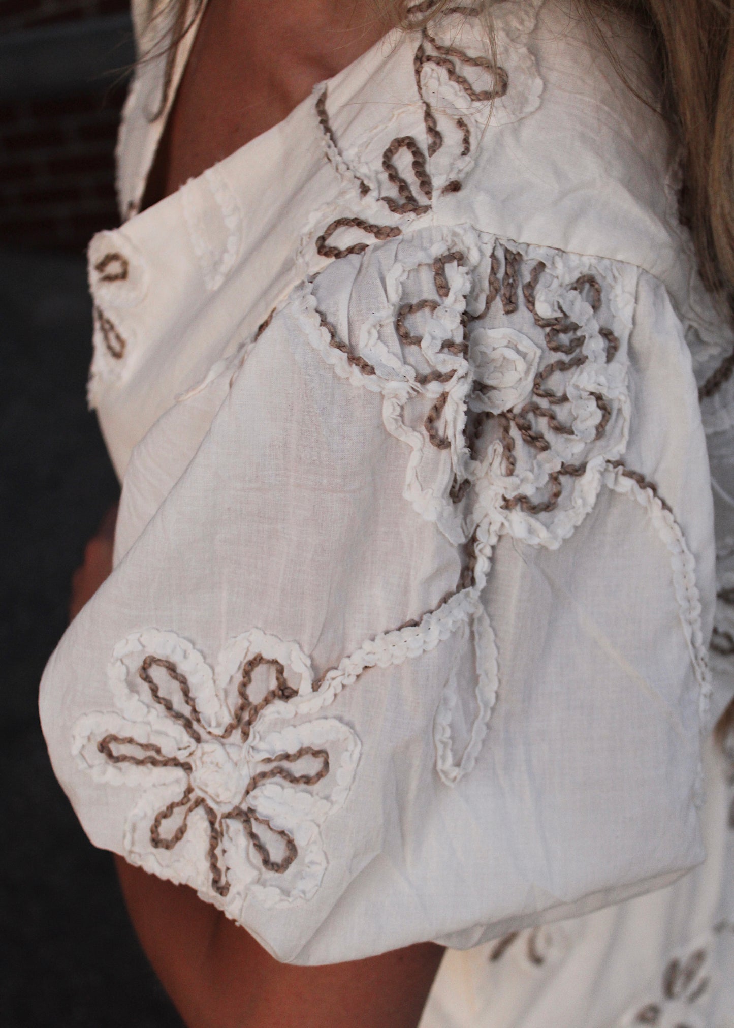ONE + ONLY - Embroidered Maxi Dress