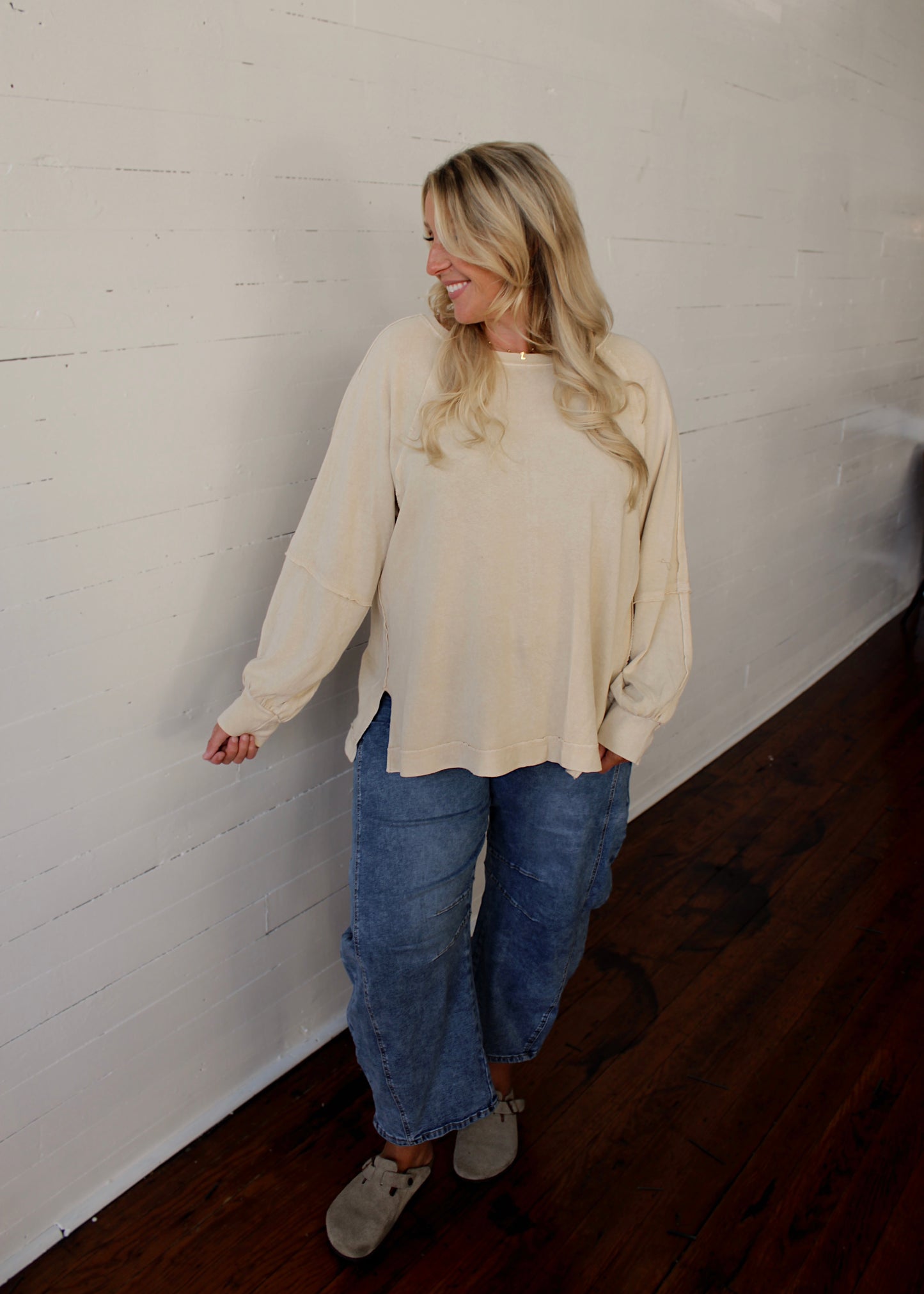 BROWN SUGAR - Mineral Wash Oversized