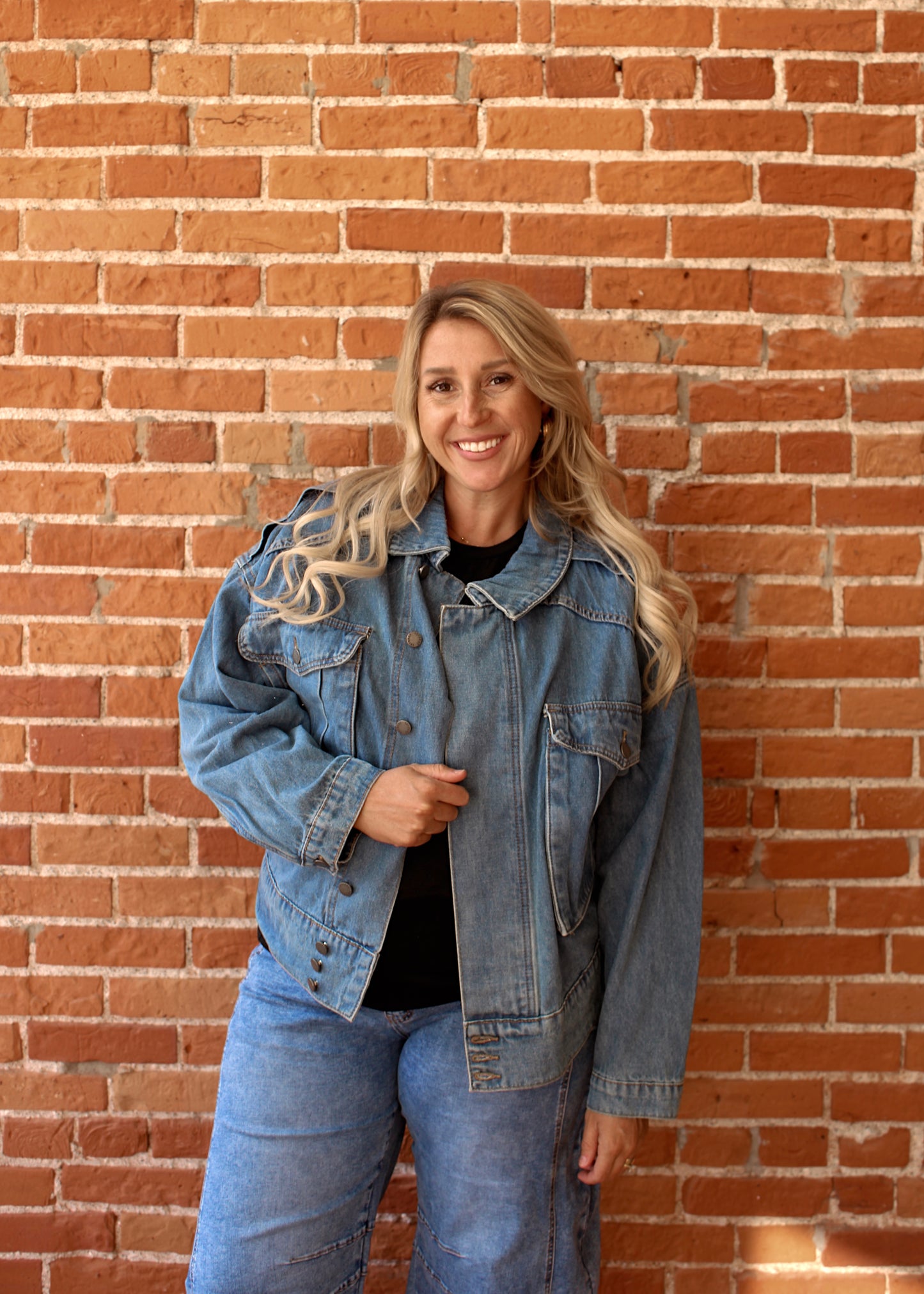 ON THE GO - Cargo Denim Jacket