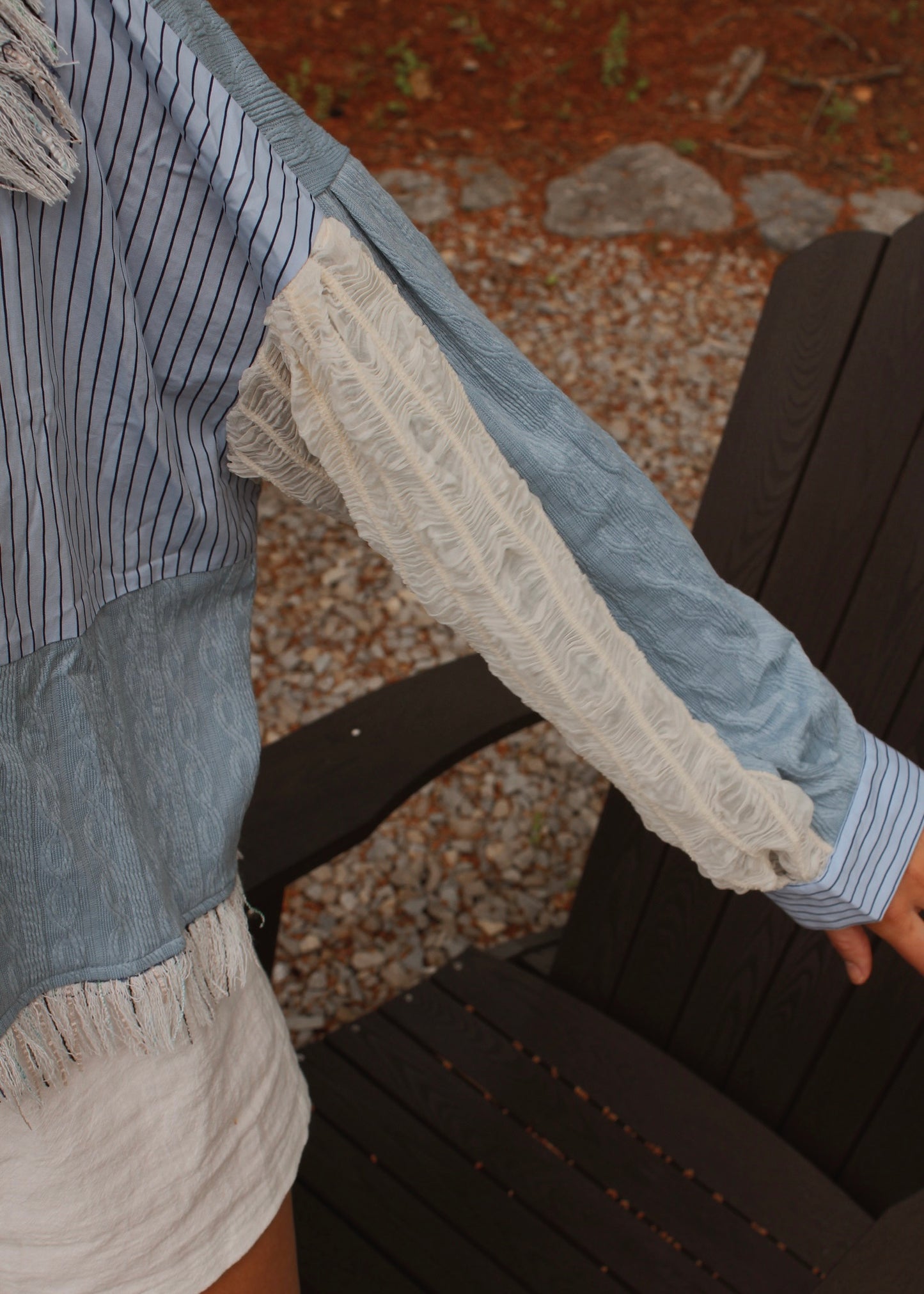 SANDOLLAR WAVES • Patchwork Button Down