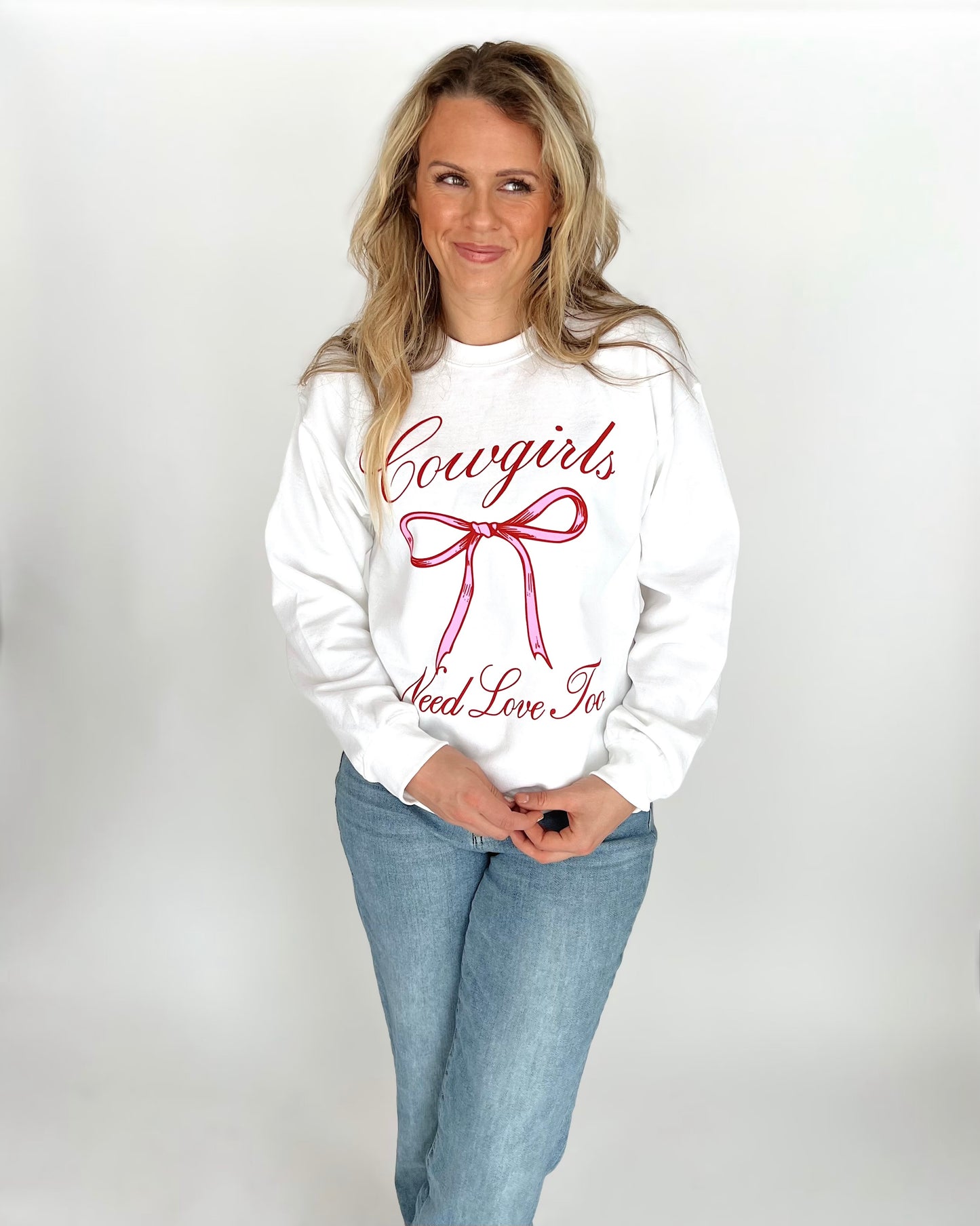 Cowgirls Need Love Too - Pullover Sweatshirt