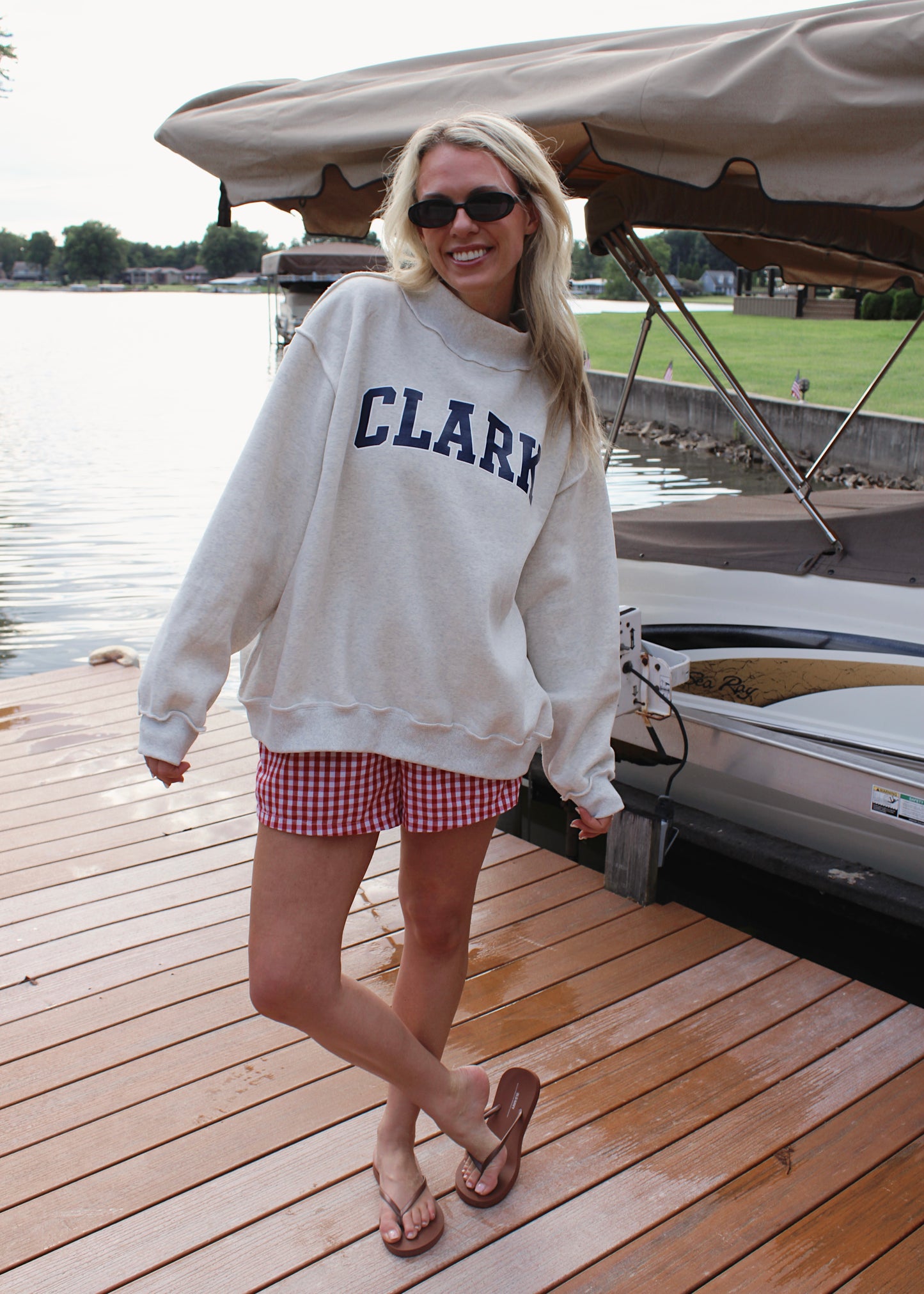 CLARK - Ash Gray Reversible Mockneck