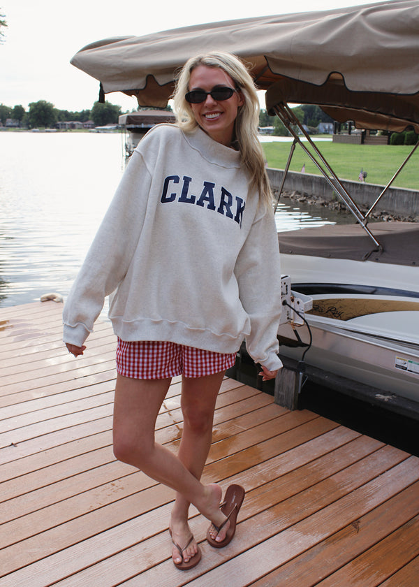 CLARK - Ash Gray Reversible Mockneck