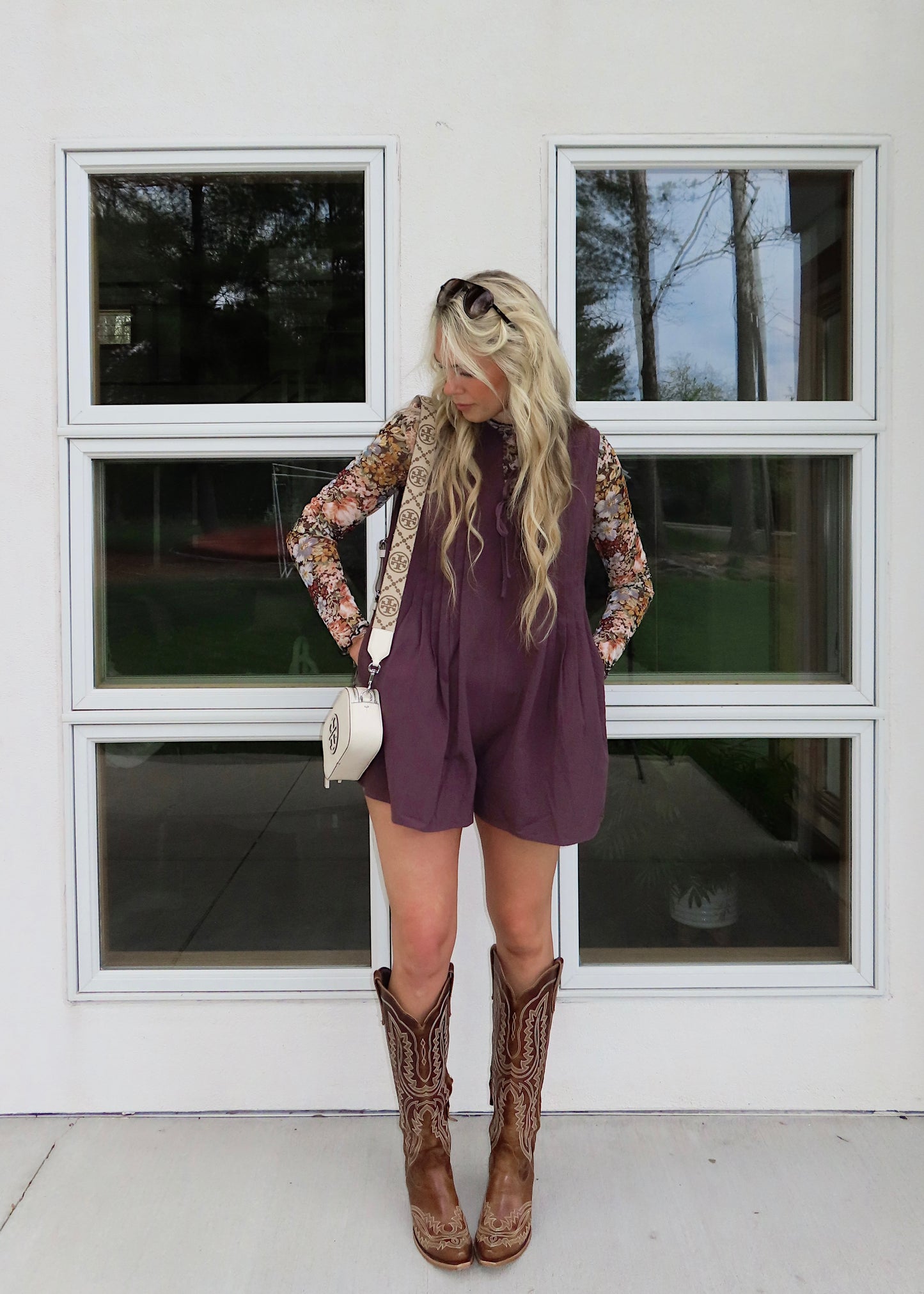 TOASTED COCONUT - Brown Linen Romper