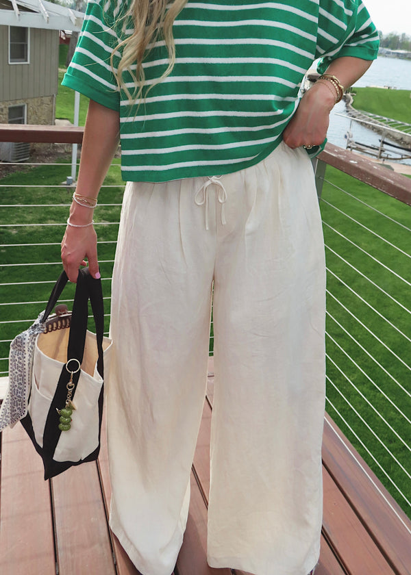 SALT AIR - Ivory Linen Pants