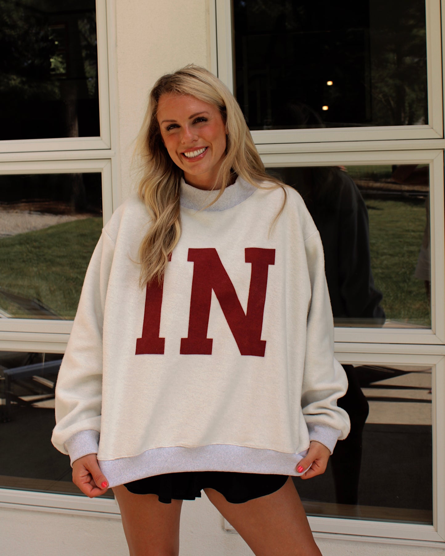 INDIANA Reversible Crewneck