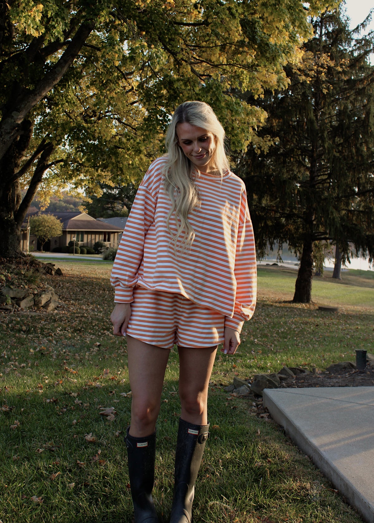 FIRESIDE SET - Striped Matching Set