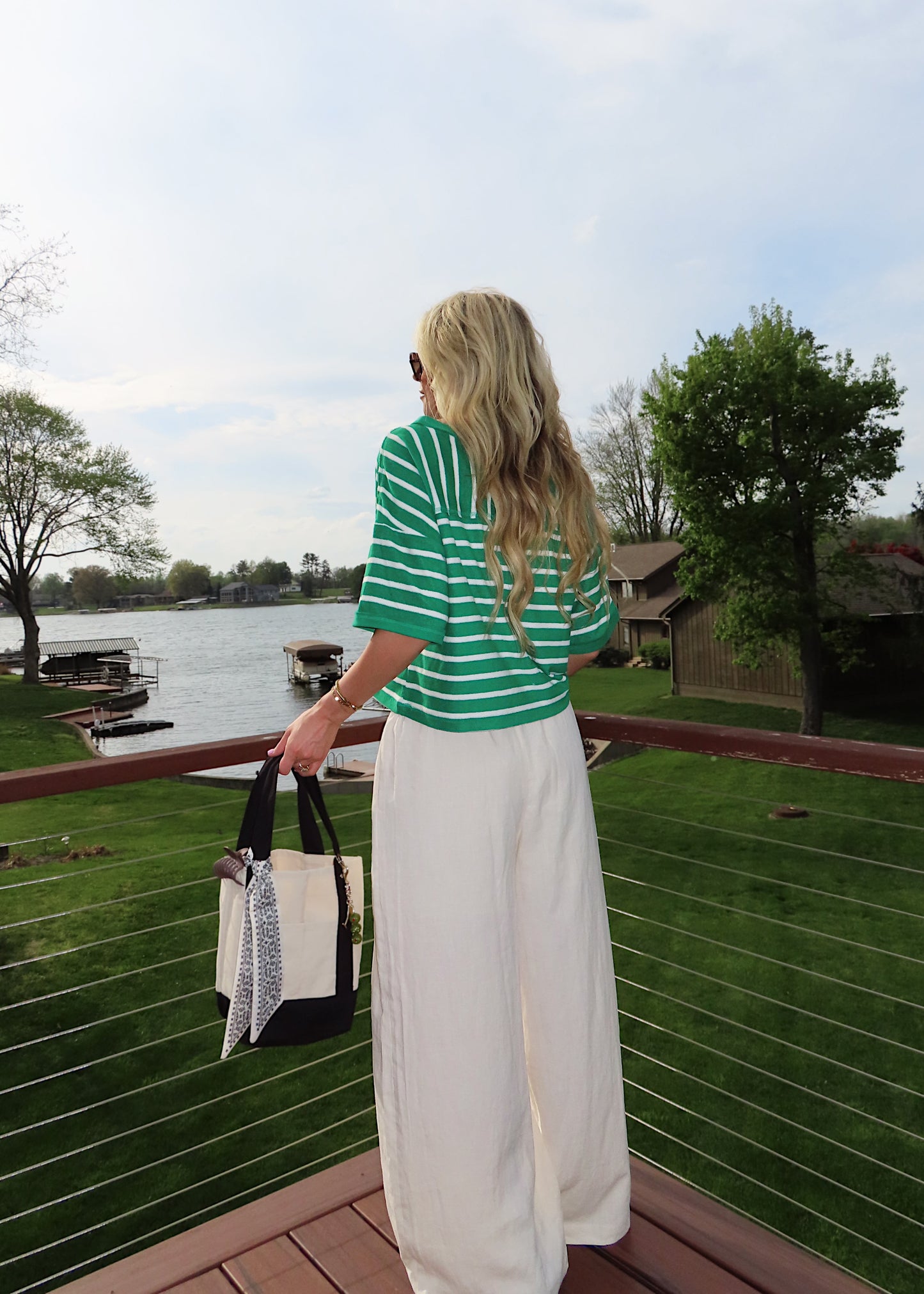 SALT AIR - Ivory Linen Pants