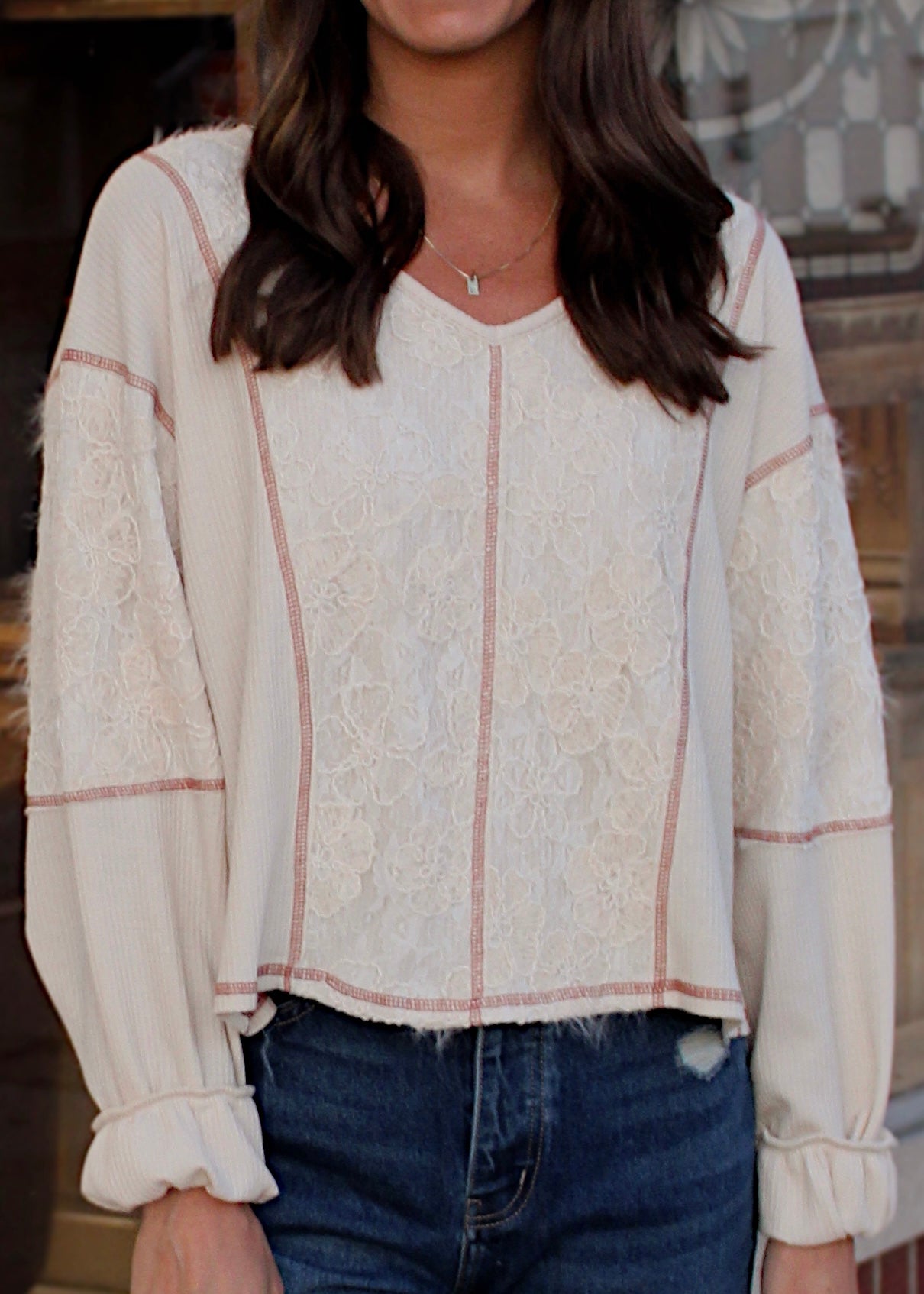 FALL FLORAL - Waffle Knit