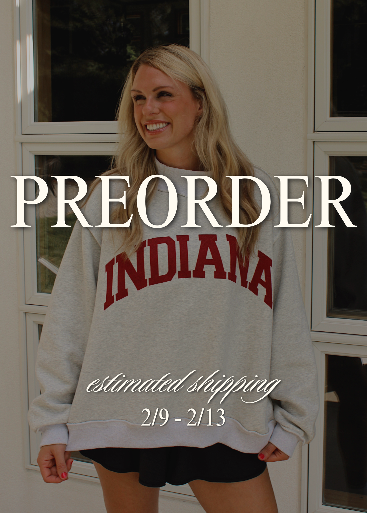 INDIANA Reversible Crewneck