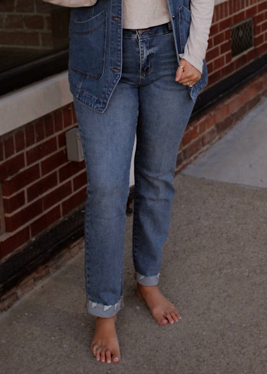 THE KENZE - Slim Straight Stretch