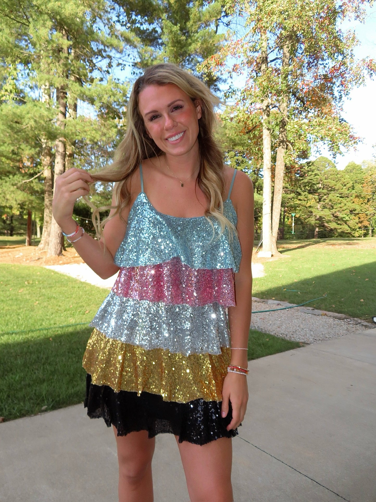 Karma - Sequin Tiered Dress