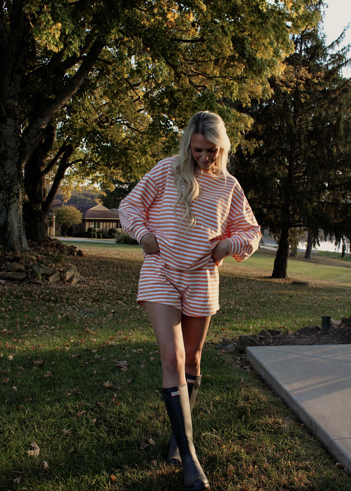 FIRESIDE SET - Striped Matching Set