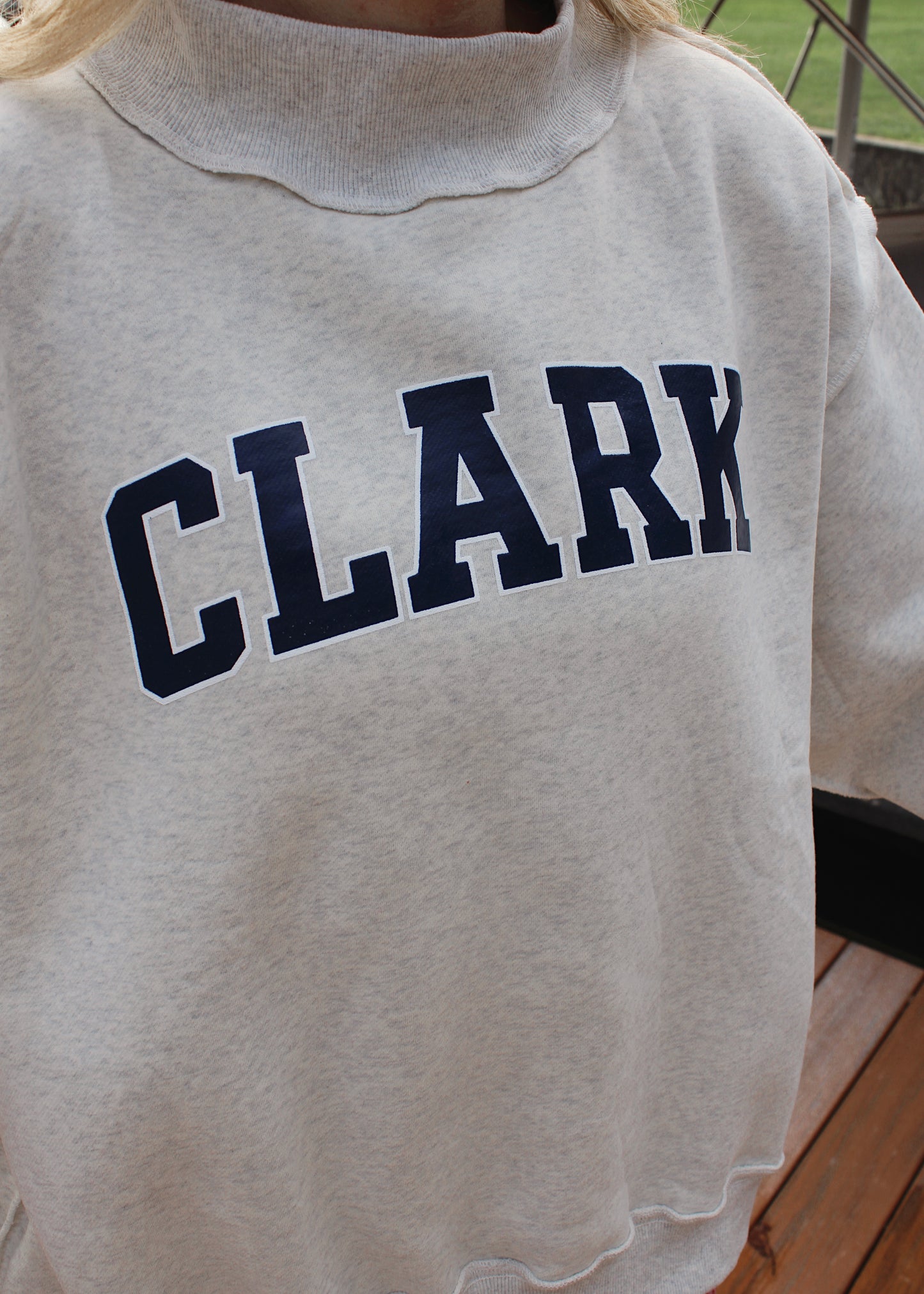 CLARK - Ash Gray Reversible Mockneck