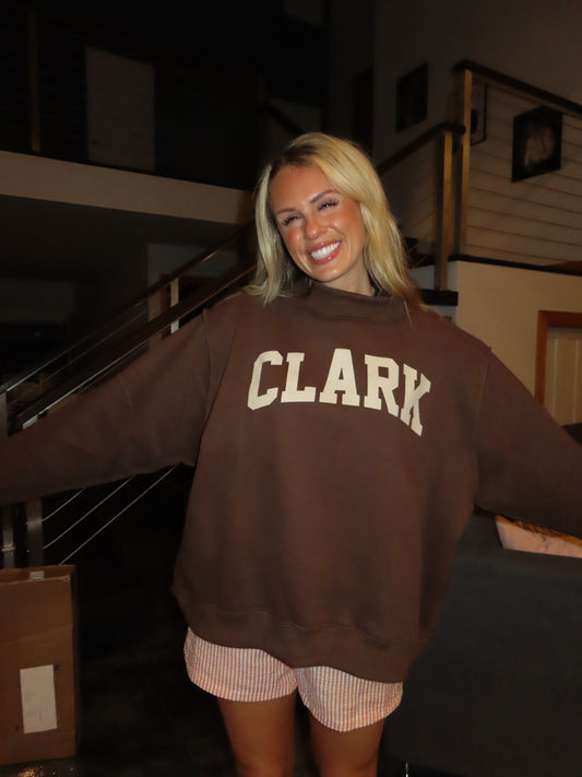 CLARK - Brown Reversible Crewneck