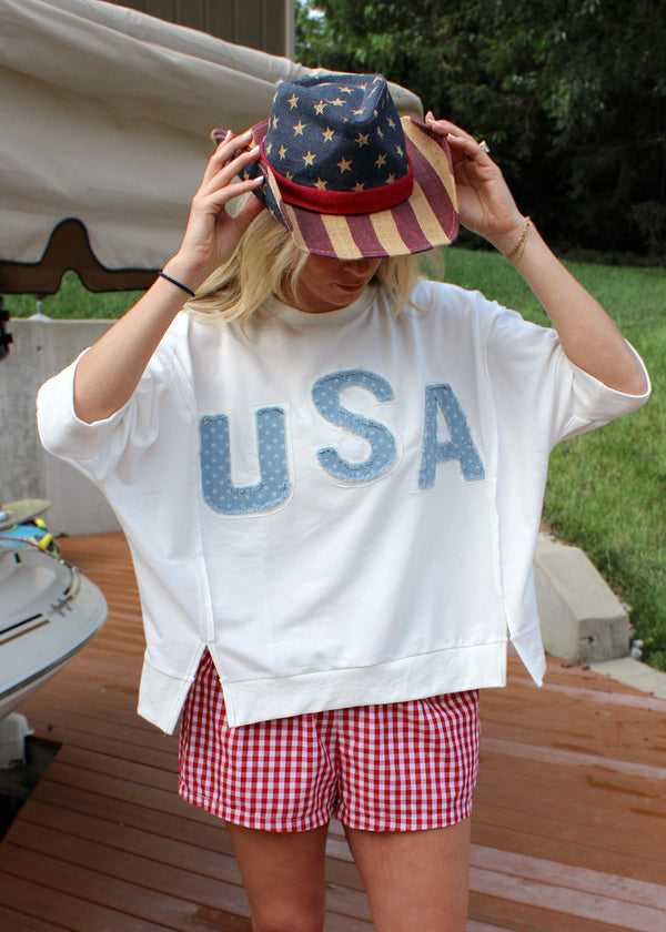 250th - USA Denim Patchwork