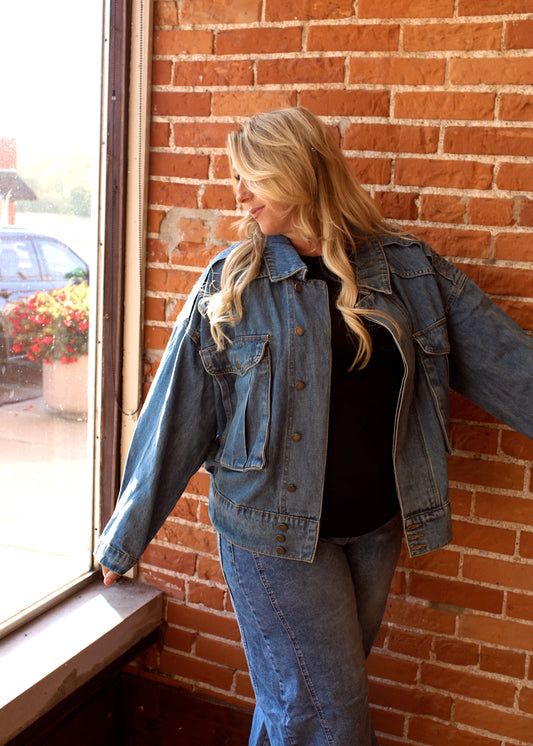 ON THE GO - Cargo Denim Jacket