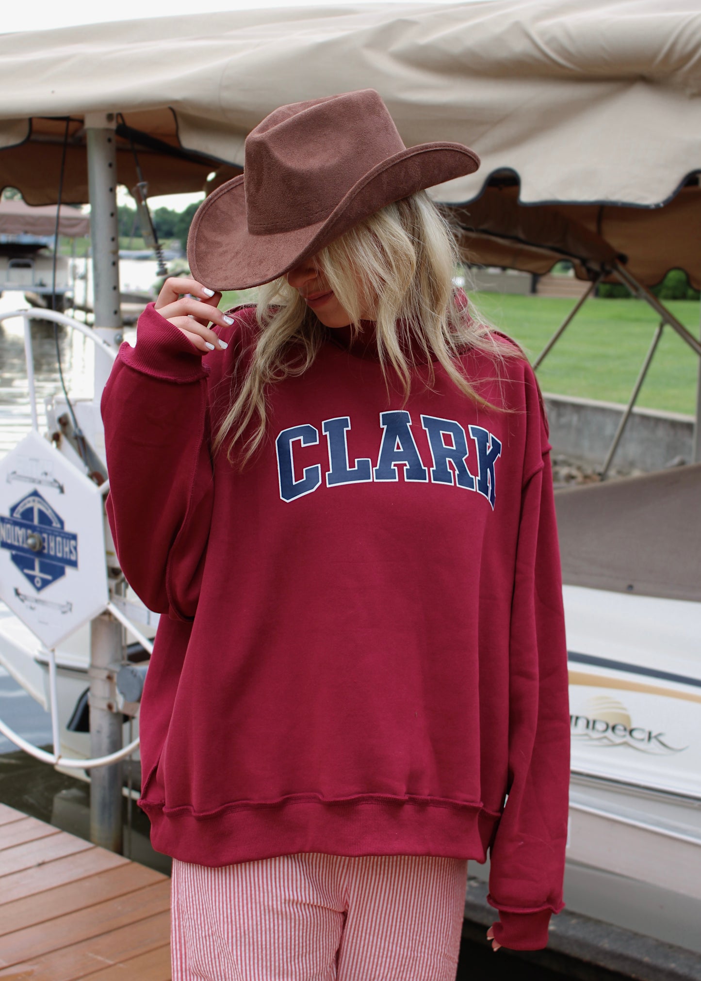 CLARK - Burgundy Reversible Mockneck