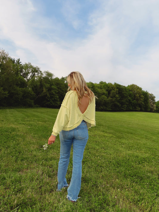 SUNNY HONEY • Yellow Open Back