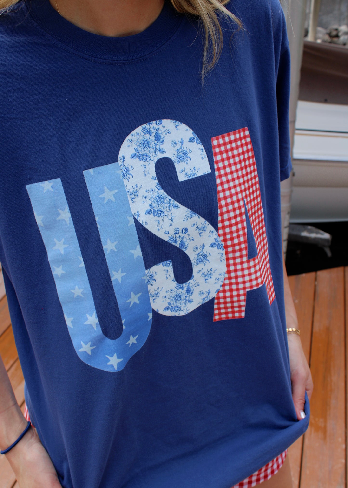 NAVY USA tee