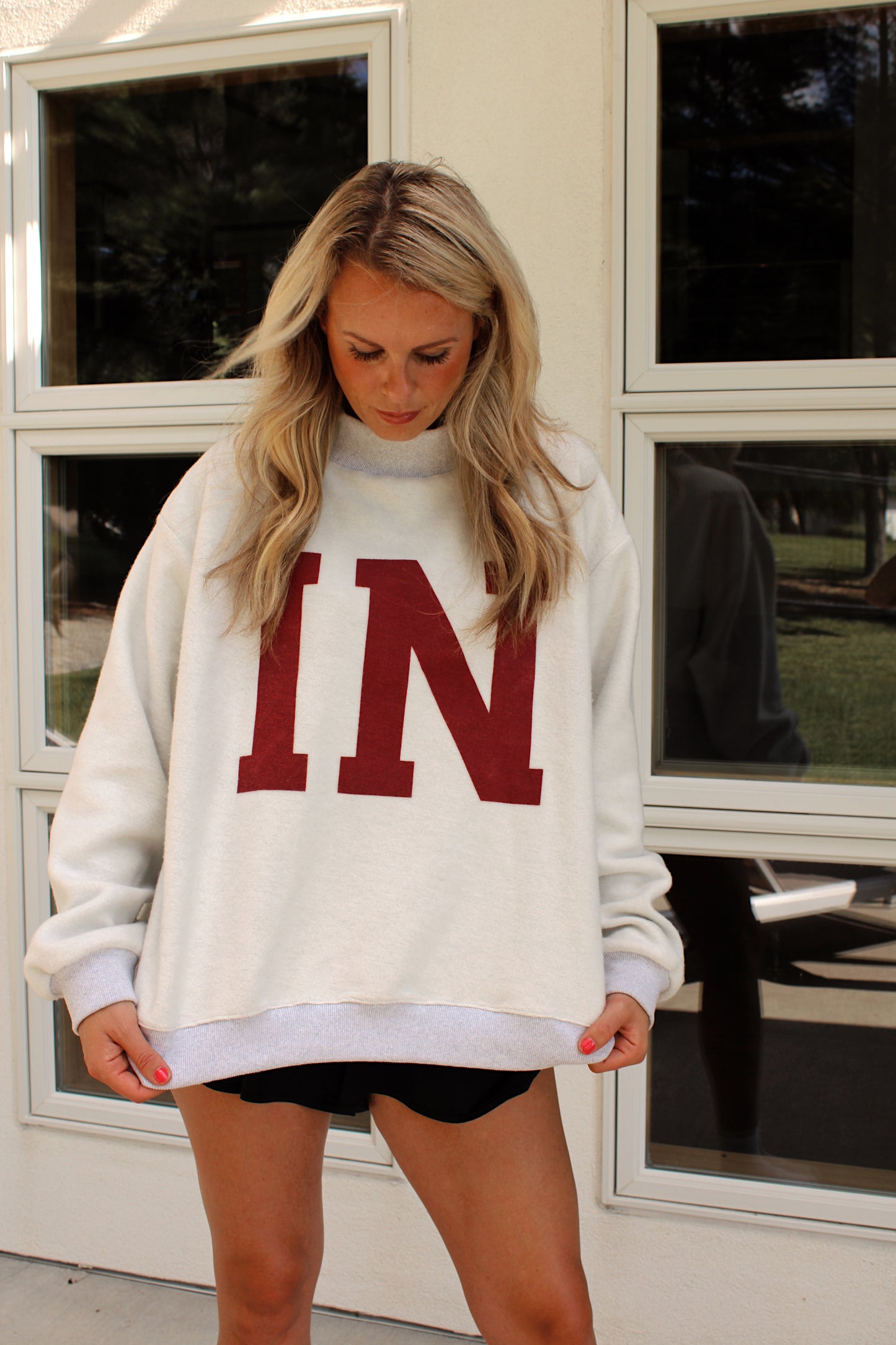 INDIANA Reversible Crewneck