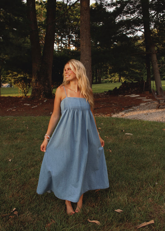 SIMPLY SUNKISSED • Denim Dress