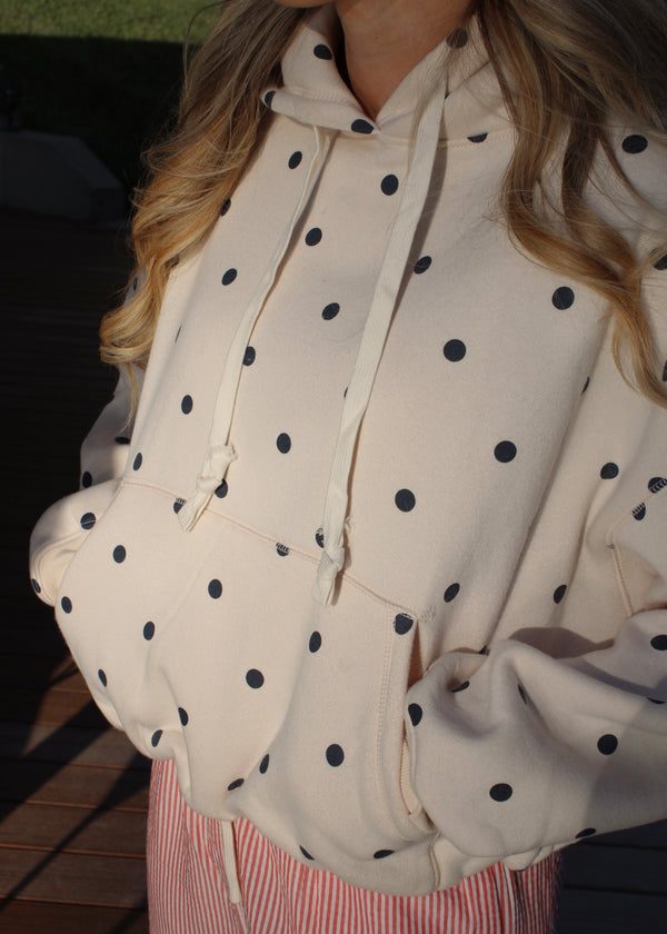 COASTAL COOL - Polka Dot Hoodie
