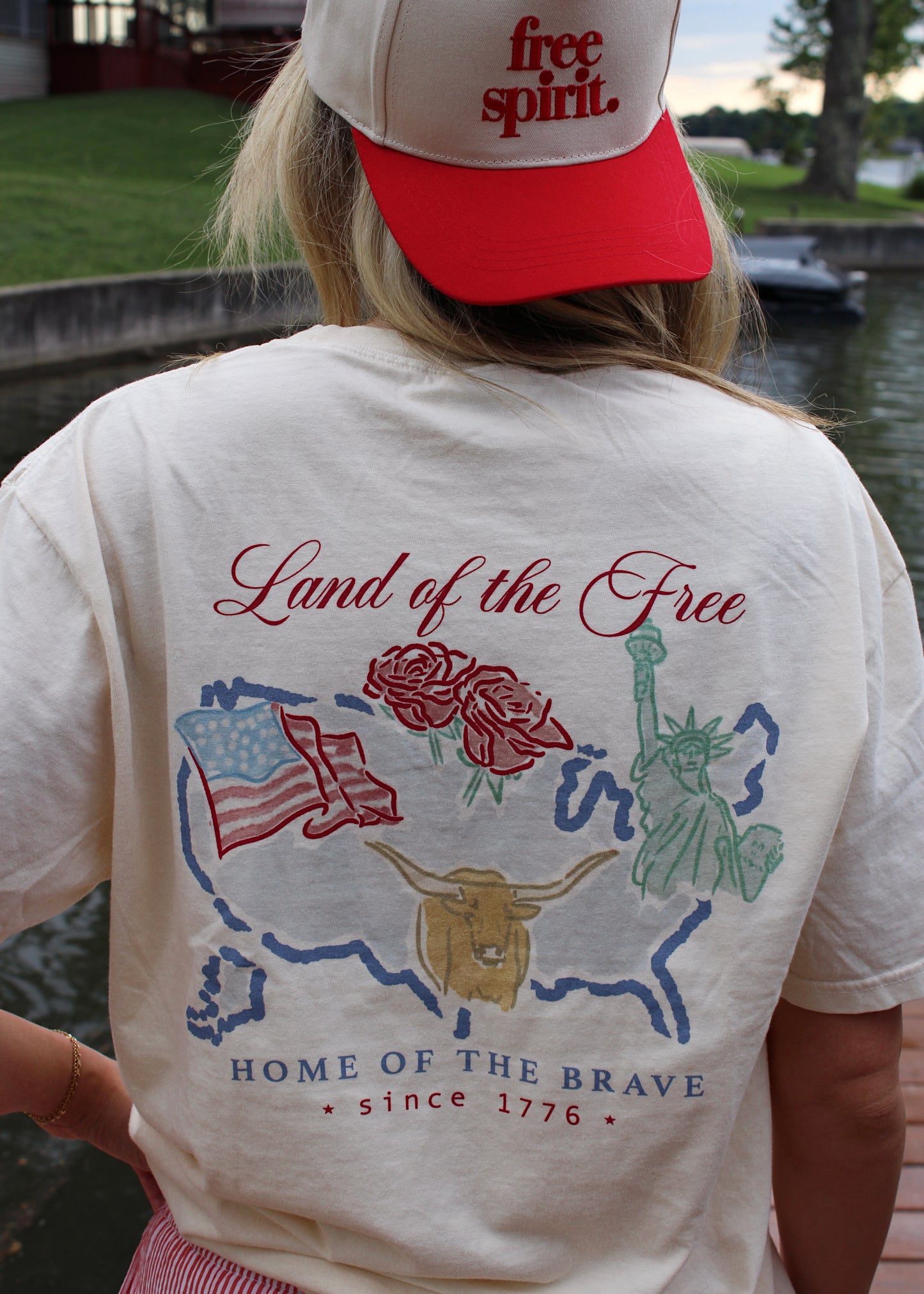LAND OF THE FREE tee