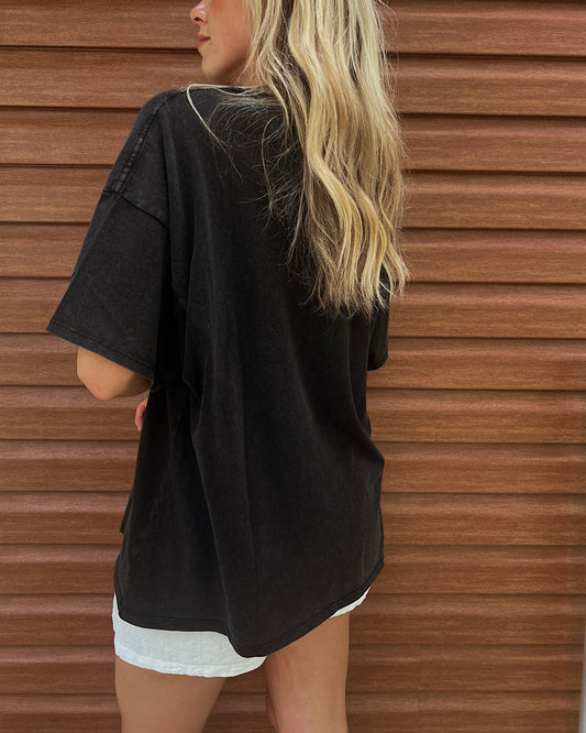 ALL NIGHTER - Mineral Wash Oversized Tee
