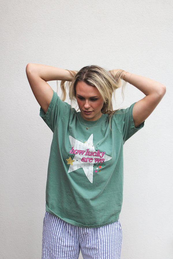 HOW LUCKY ARE WEE - Comfort Colors Tee