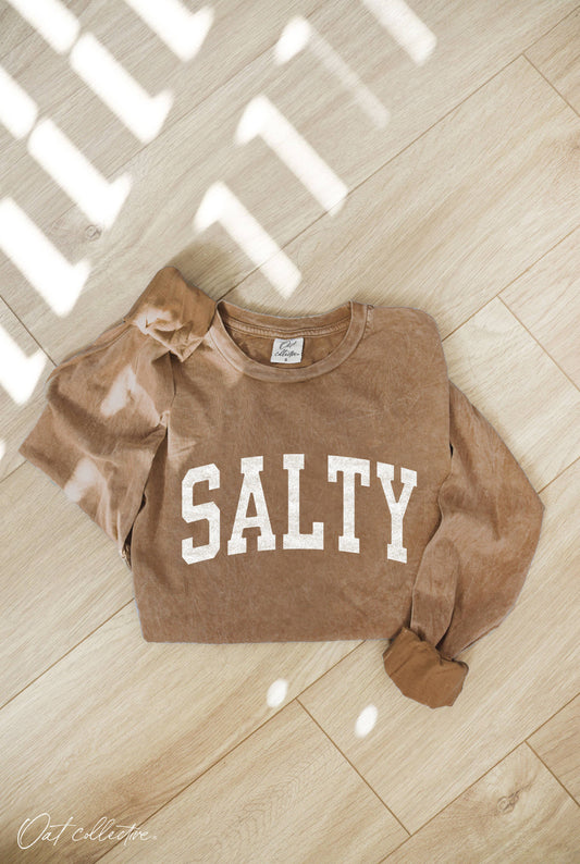 SALTY - MINERAL WASH LONG SLEEVE